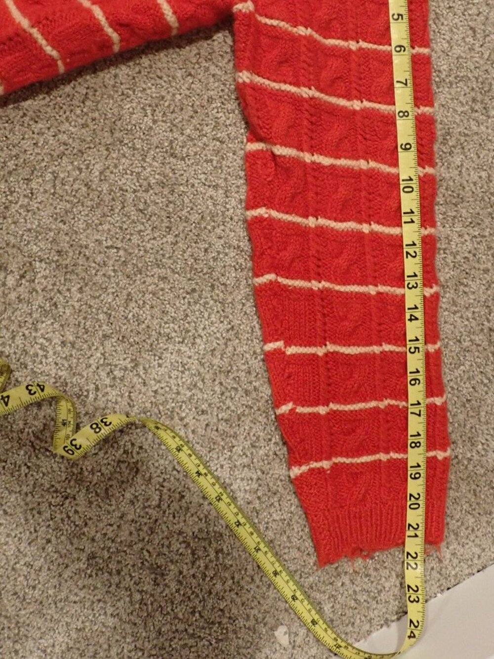 Vintage Hand-Knit Cardigan Sweater - Picture 8 of 11
